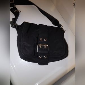 TopShop Polyester Crossbody Purse with Buckle